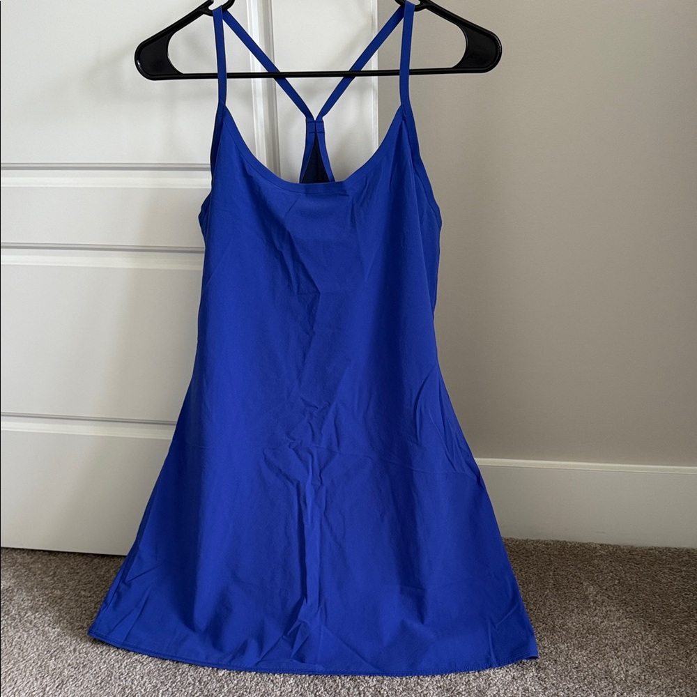 Outdoor Voices Blue Strappy Dress